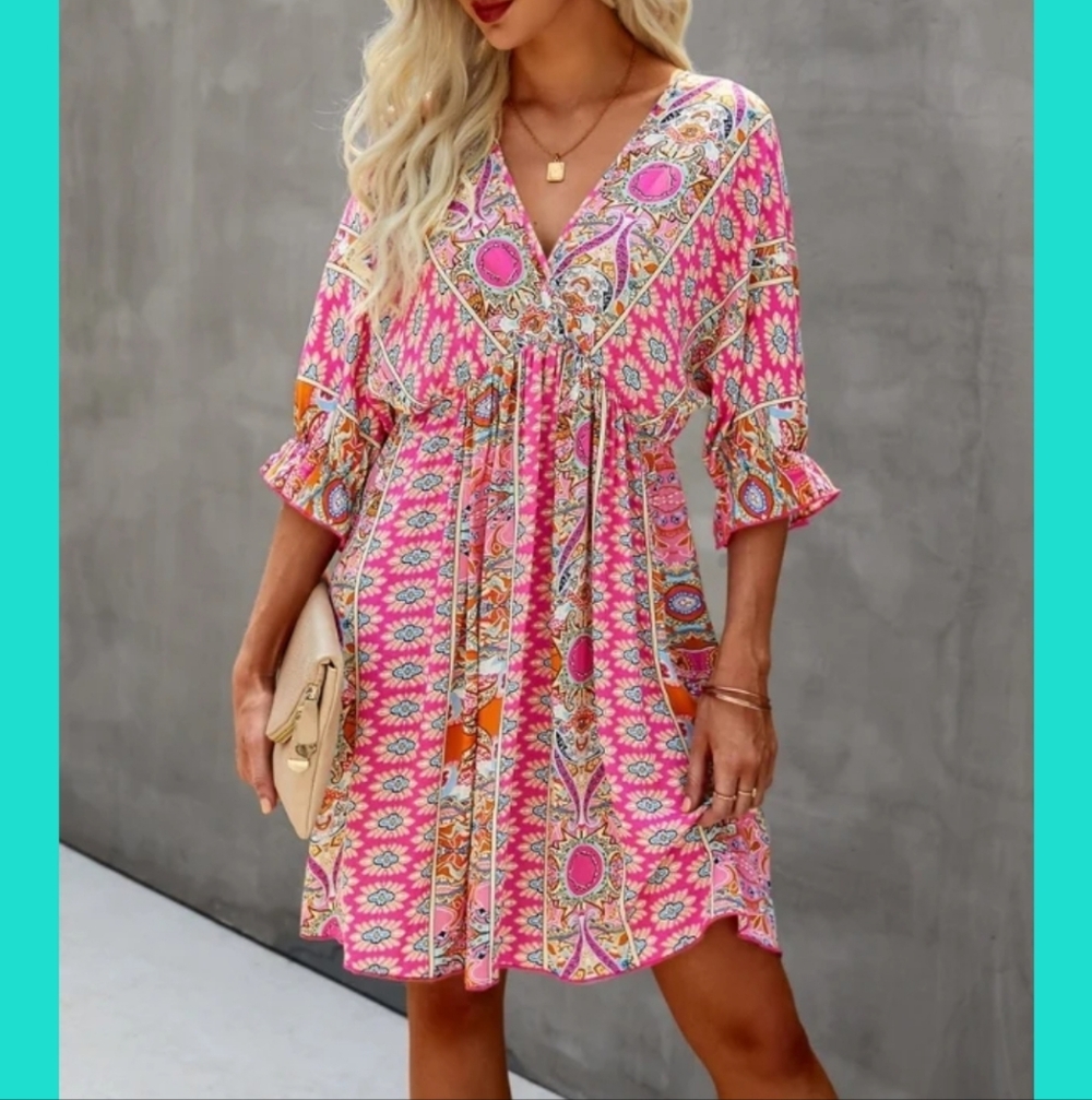 🛑3/$38 Pink Dress Size Small